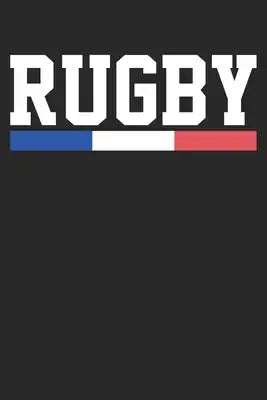 Gift Notebook: Rugby France 6x9 Dot Grid 120 Pages