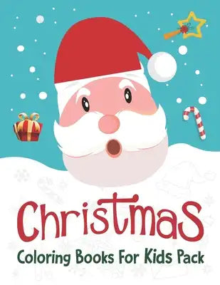 Christmas Coloring Books For Kids Pack.: 50 Christmas Coloring Pages For Kids. 8.5"x 11" Sketchbook.