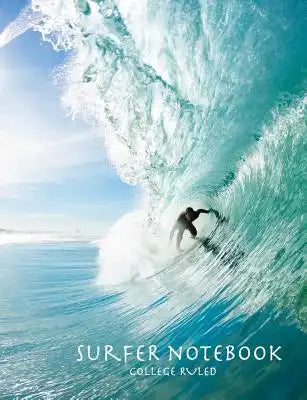 Surfer Notebook College Ruled: 7.44 x 9.69 inch composition book, 200 pages