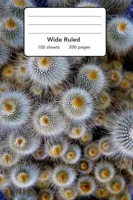 Wide Ruled Composition Notebook 6" x 9". Nature Color Plant Close Up Pattern: 6" x 9". 200 Pages. Book Cover With Beautiful Nature Color Plant Close U
