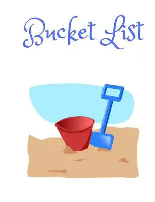 Bucket List: 200 Page Wide Ruled Notebook for Your Bucket List
