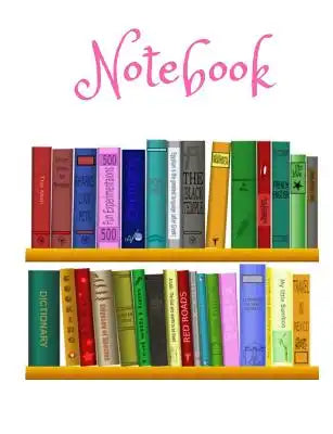 Notebook: 200 page wide ruled notebook. Keep all your writing and notes organised in this large size glossy cover notebook with