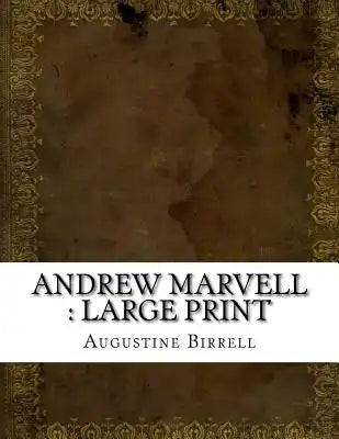 Andrew Marvell: large print