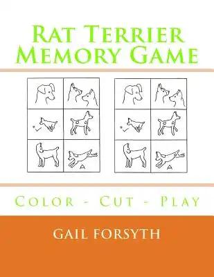 Rat Terrier Memory Game: Color - Cut - Play