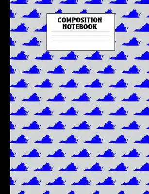 Composition Notebook: Virginia Composition Wide Ruled State Design Book for Primary Elementary School Students 100 Pages