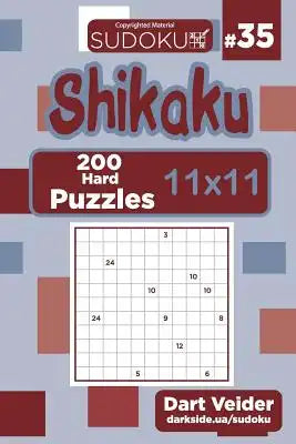 Sudoku Shikaku - 200 Hard Puzzles 11x11 (Volume 35)