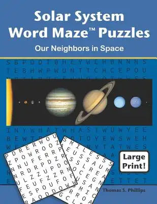 Solar System Word Maze Puzzles: Our Neighbors in Space
