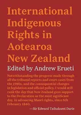 International Indigenous Rights in Aotearoa New Zealand