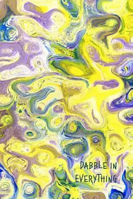Dabble in Everything: 6x9 Inch Numbered Page Notebook, 200-Page, Marble Cover