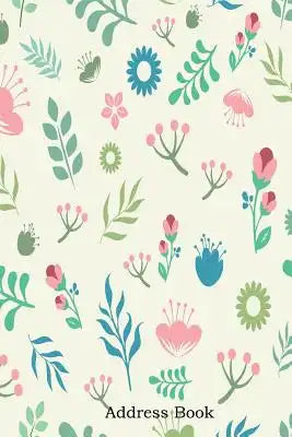 Address Book: With Alphabetical Index Beautiful Seamless Floral Cover