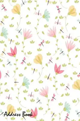 Address Book: For Contacts, Addresses, Phone, Email, Note, Emergency Contacts, Alphabetical Index with Cute Floral
