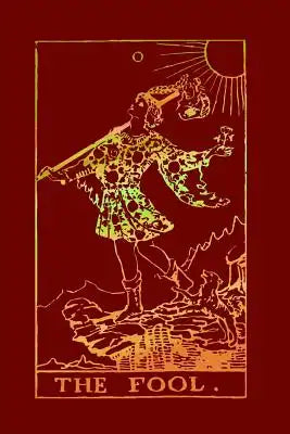 The Fool: Tarot Card Journal Rosewood Red 175-Page Tarot Card Notebook