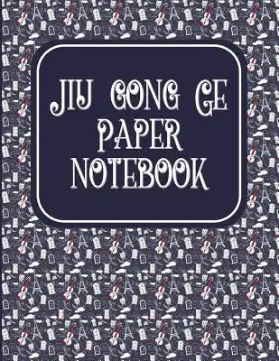 Jiu Gong Ge Paper Notebook: Chinese Writing Paper, Pinyin Jiu Gong Ge Graph Paper, 8.5 x 11, 200 Pages
