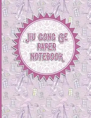 Jiu Gong Ge Paper Notebook: Chinese Writing Practice Notebook, Grid Guide Lines, For Study and Calligraphy, 8.5 x 11, 200 Pages