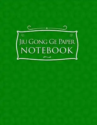 Jiu Gong Ge Paper Notebook: Chinese Writing Pad, Exercise Book For Writing Chinese Characters - Green Cover