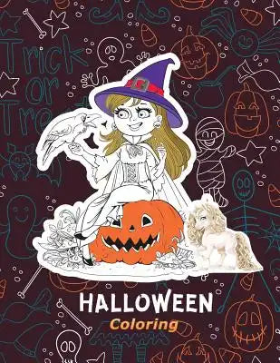Halloween Coloring: Halloween Festival Halloween Costumes Coloring For KIDS Books BONUS Unicorn Large Print