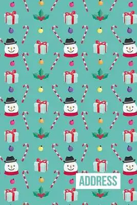 Address.: Address Book. (Christmas Edition Vol. 39) Glossy And Soft Cover, Large Print, Font, 6" x 9" For Contacts, Addresses, P