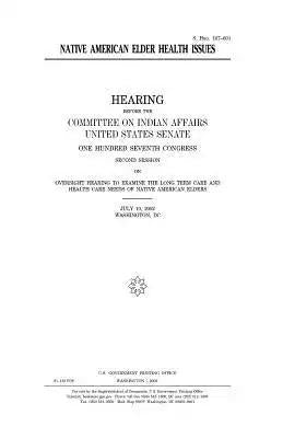 Native American elder health issues