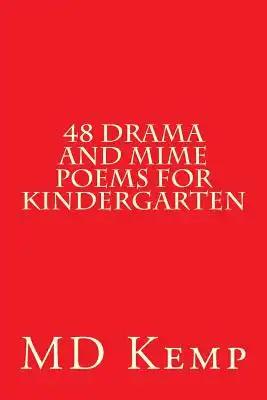 48 Drama and mime poems for Kindergarten: Animals and Occupations Pre-K - K3/Gr1