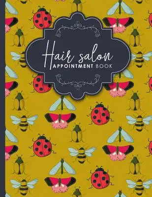 Hair Salon Appointment Book: 7 Columns Appointment Diary, Appointment Scheduler Book, Daily Appointments, Cute Insects & Bugs Cover