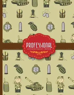 Professional Appointment Book: 7 Columns Appointment Book, Appointment Reminder Notepad, Daily Appointment Organizer, Cute Army Cover