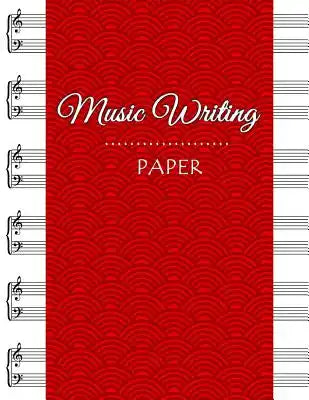 Music Writing Paper: Grand Staff Blackline Master, Music Manuscript Paper Notebooks, Songwriters and Musicians, Lyric Diary and Manuscript
