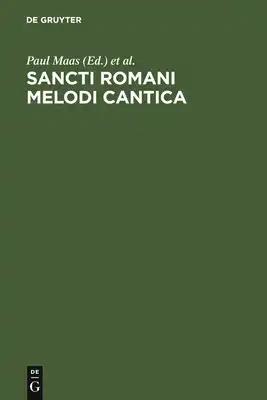 Sancti Romani Melodi Cantica: Cantica Dubia