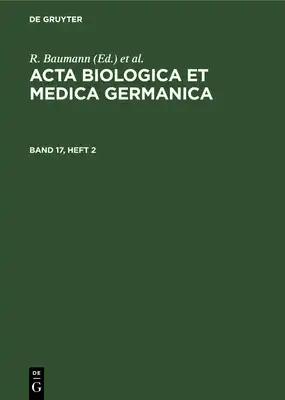 Acta Biologica et Medica Germanica