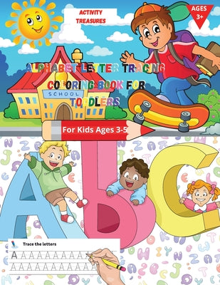 Alphabet letter tracing coloring book: alphabet handwriting practice workbook for kids