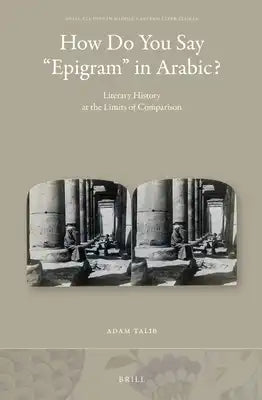 How Do You Say "Epigram" in Arabic?: Literary History at the Limits of Comparison
