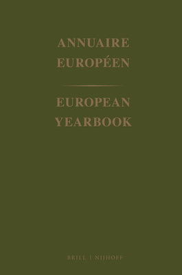 European Yearbook / Annuaire Européen, Volume 30 (1982)