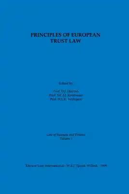 Principles Of European Trust Law