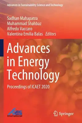 Advances in Energy Technology: Proceedings of Icaet 2020