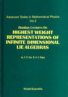Bombay Lect High Weight Repres Infin Dimen Lie Algeb