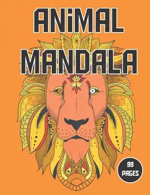 50 Amazing Mandalas Adult Relaxing Coloring Book: Relaxing coloring book for adult with amazing mandala patterns and animals.