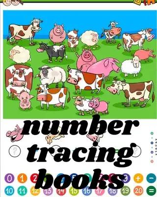 number tracing books: A book of 72 pages, the size of 8/10, in which everything a child needs to enter the world of numbers