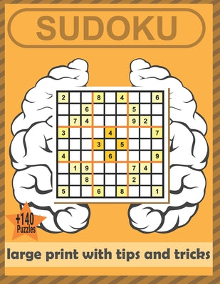 sudoku large print with tips and tricks: Big Puzzle Book and Only One Puzzle Per Page