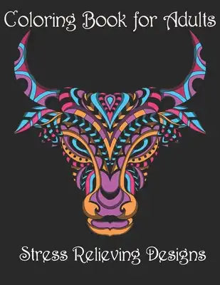 Coloring Book for Adults: Stress Relieving Animal Designs