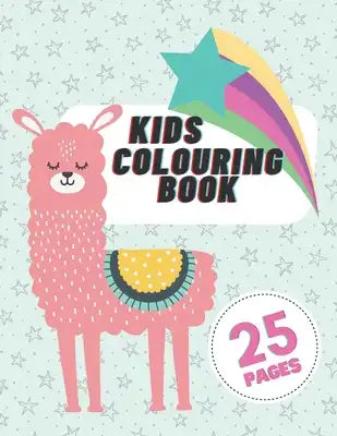 Whimsical Kids Coloring Book: 25 Pages of Flora and Fauna for Young Children