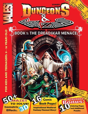 Dungeons & Mazes Activity Book: Book 1: The Dreadskar Menace